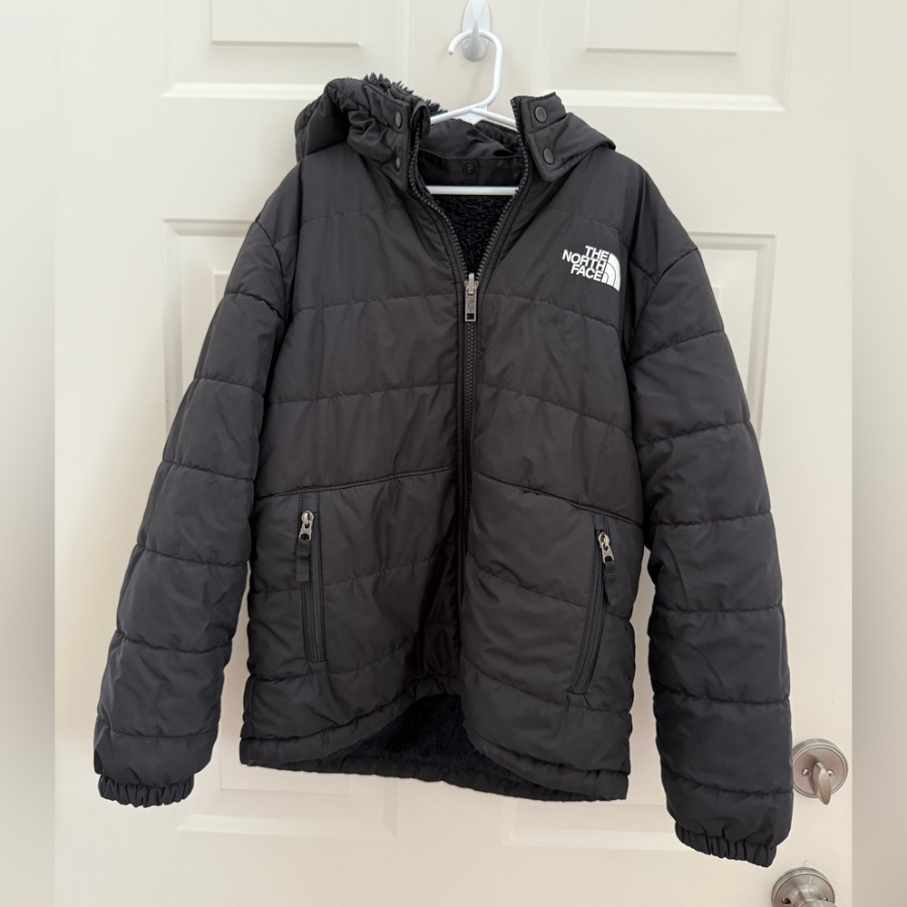 The North Face Kids Mount Chimbo Water Repellent Reversible Hooded Jacket